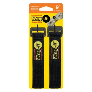 Wrap-It Storage 9 in. Super-Stretch Storage Strap (5-Pack)